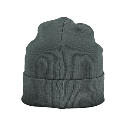 Beanie Hat by North Sails for men in polyester leather green presents a urban-chic silhouette, artfully capturing the essence of the urban-chic Polyester Leather Beanie Hat design for a sophisticated look.