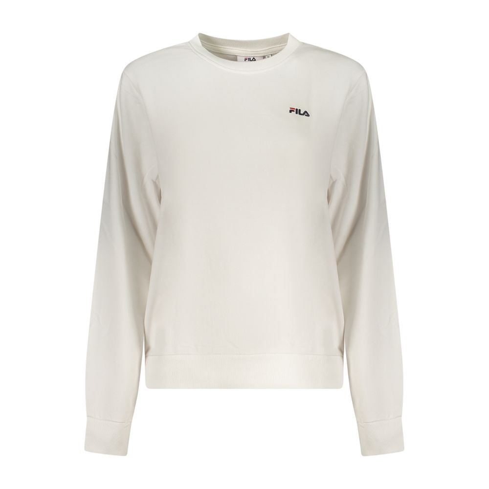 Sweatshirt by Fila for women in cotton & nylon green & white features an provocated silhouette, detailed with a provocated cap-sleeve and a refined for a sophisticated aesthetic.