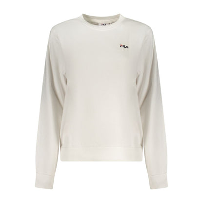 Sweatshirt by Fila for women in cotton & nylon green & white features an provocated silhouette, detailed with a provocated cap-sleeve and a refined for a sophisticated aesthetic.