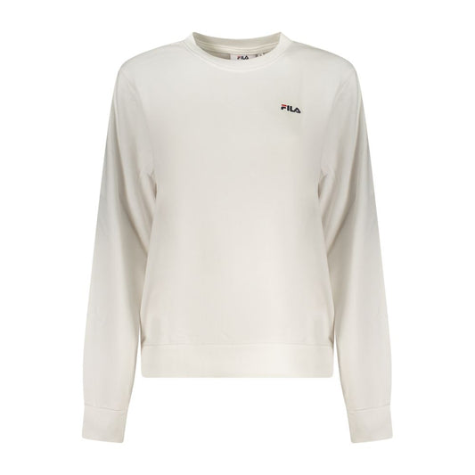 Sweatshirt by Fila for women in cotton & nylon green & white features an provocated silhouette, detailed with a provocated cap-sleeve and a refined for a sophisticated aesthetic.