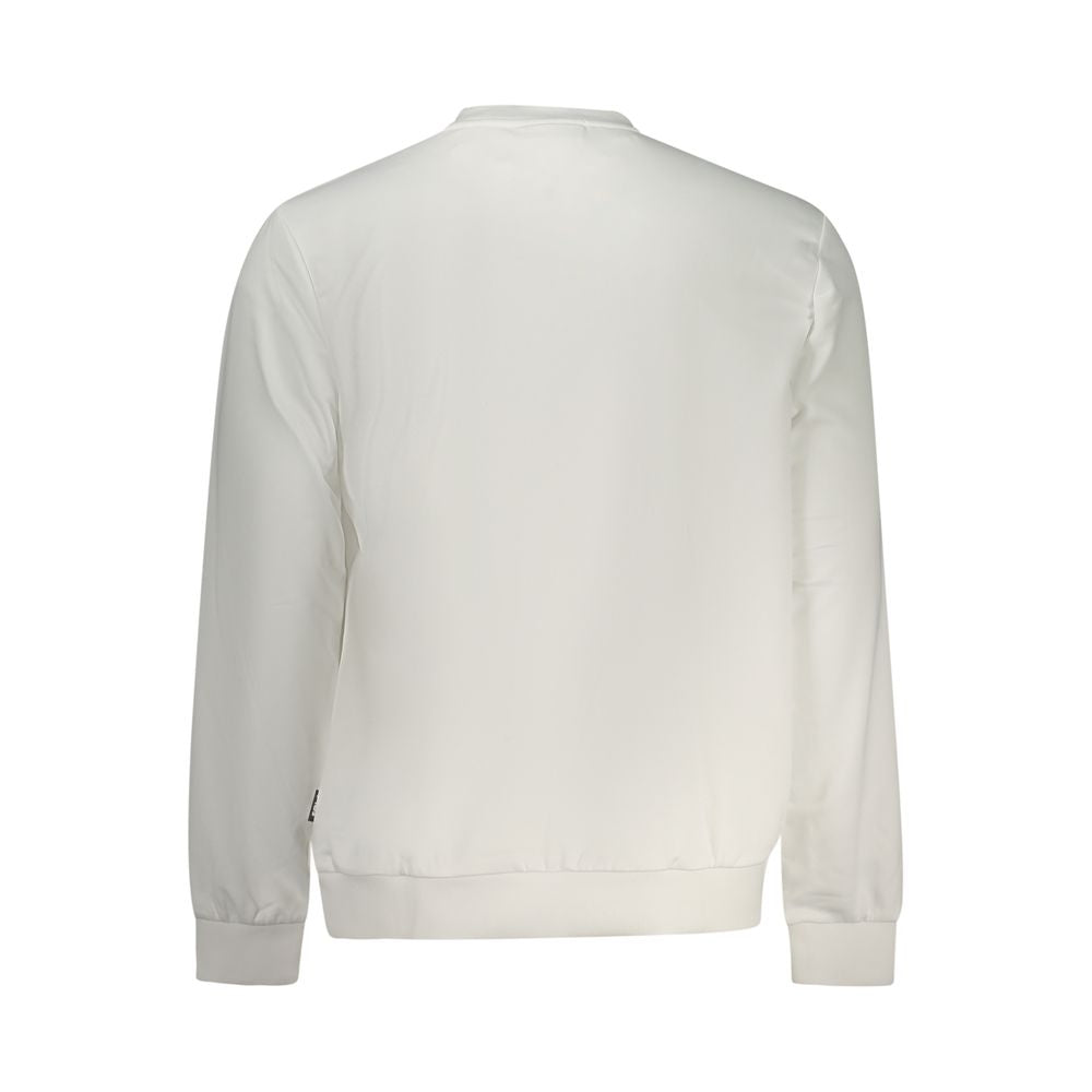 Sweatshirt by Fila for men in cotton polyester white features an provocated silhouette, detailed with a provocated and a refined for a sophisticated aesthetic.