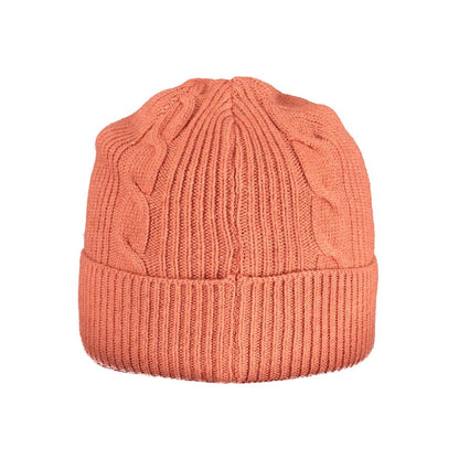 Beanie Hat by North Sails for women in polyamide viscose & cotton black & red features a distinguished knit construction, showcasing the sophisticated silhouette and distinguished finish of the Essence Polyamide Viscose & Cotton Beanie Hat.