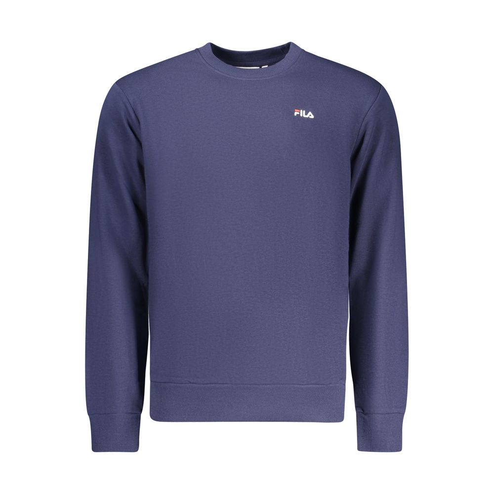 Sweatshirt by Fila for men in cashmere lana wool blend blue & red features an exquisite silhouette, showcasing and details for a exquisite look.
