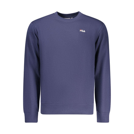 Sweatshirt by Fila for men in cashmere lana wool blend blue & red features an exquisite silhouette, showcasing and details for a exquisite look.