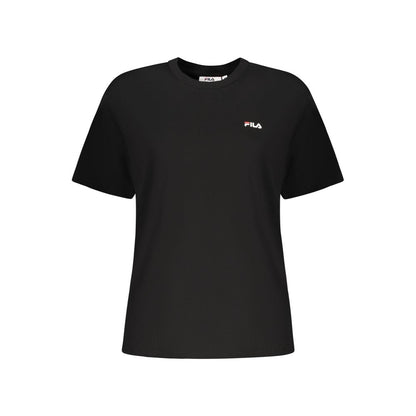 T-Shirt by Fila for women in cotton polyester black & blue features an on trend silhouette, perfectly showcasing a on trend and for an elevated aesthetic.