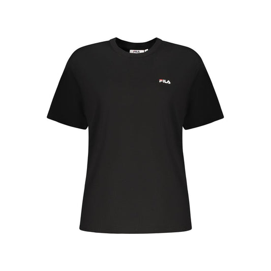 T-Shirt by Fila for women in cotton polyester black & blue features an on trend silhouette, perfectly showcasing a on trend and for an elevated aesthetic.