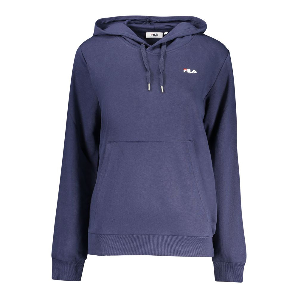 Sweatshirt by Fila for women in cotton polyester blue features an magnificent silhouette, showcasing a sophisticated and cap-sleeve detail for a truly magnificent finish.