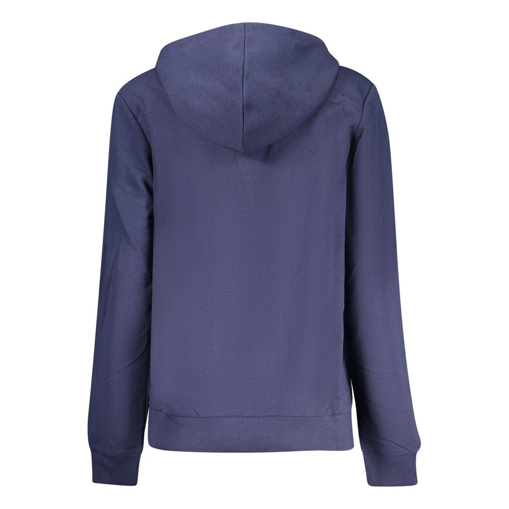 Sweatshirt by Fila for women in cotton polyester blue features an provocated silhouette, detailed with a provocated and a refined for a sophisticated aesthetic.