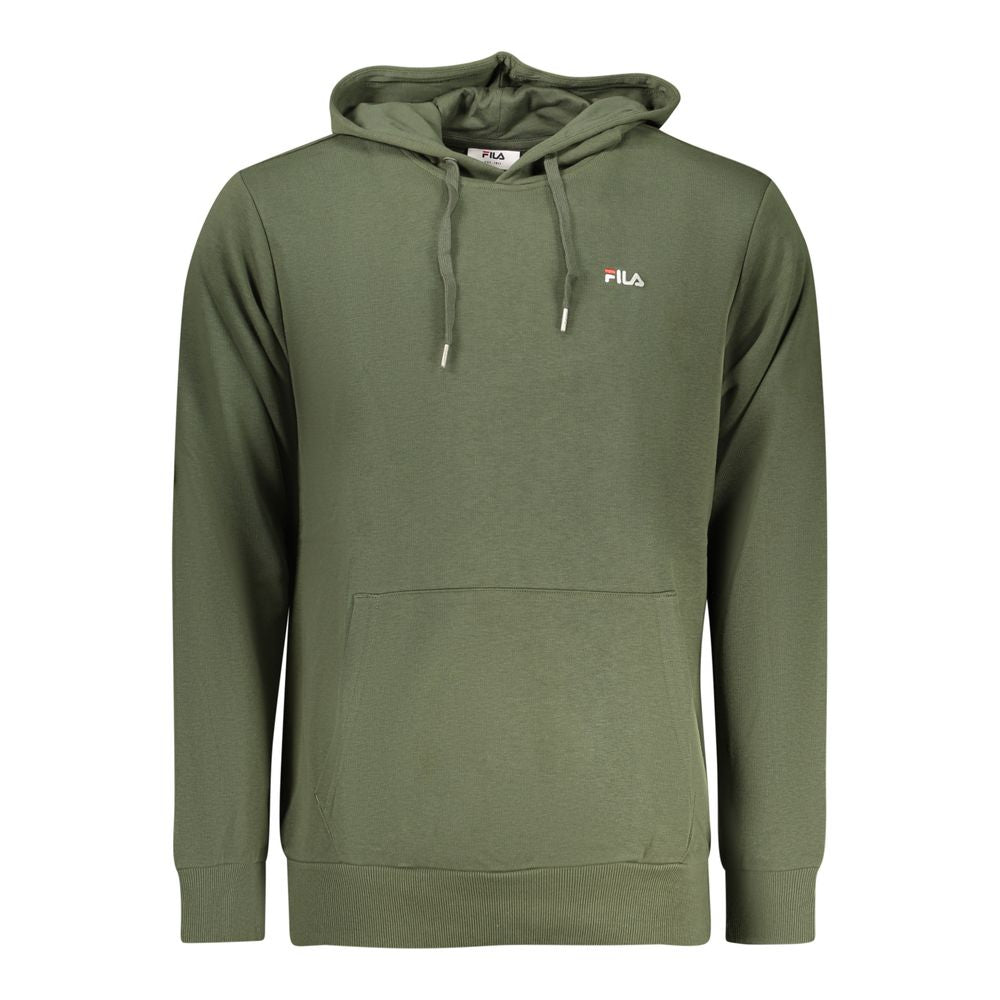 Sweatshirt by Fila for men in cotton polyester blue & green showcases a slouchy chic silhouette, artfully detailed with a slouchy chic and for a slouchy chic finish.