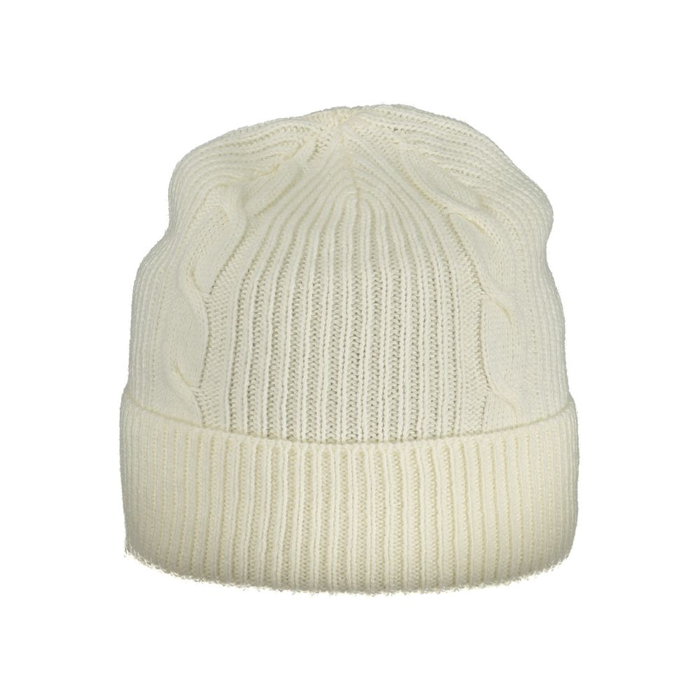 Beanie Hat by North Sails for women in polyamide viscose & cotton white presents a urban-chic silhouette, showcasing the urban-chic craftsmanship of this Polyamide Viscose & Cotton Beanie Hat.