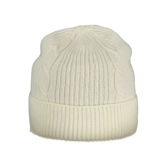 Beanie Hat by North Sails for women in polyamide viscose & cotton white presents a urban-chic silhouette, showcasing the urban-chic craftsmanship of this Polyamide Viscose & Cotton Beanie Hat.