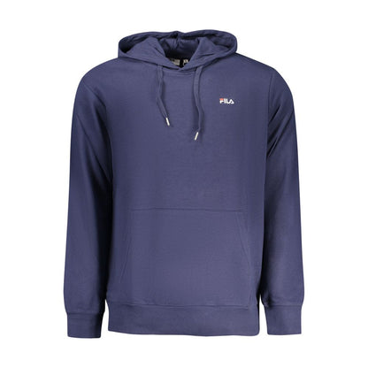 Sweatshirt by Fila for men in leather cotton polyester blue features an provocated silhouette, detailed with a provocated and a refined for a sophisticated aesthetic.