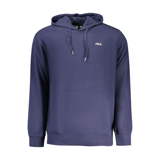 Sweatshirt by Fila for men in leather cotton polyester blue features an provocated silhouette, detailed with a provocated and a refined for a sophisticated aesthetic.