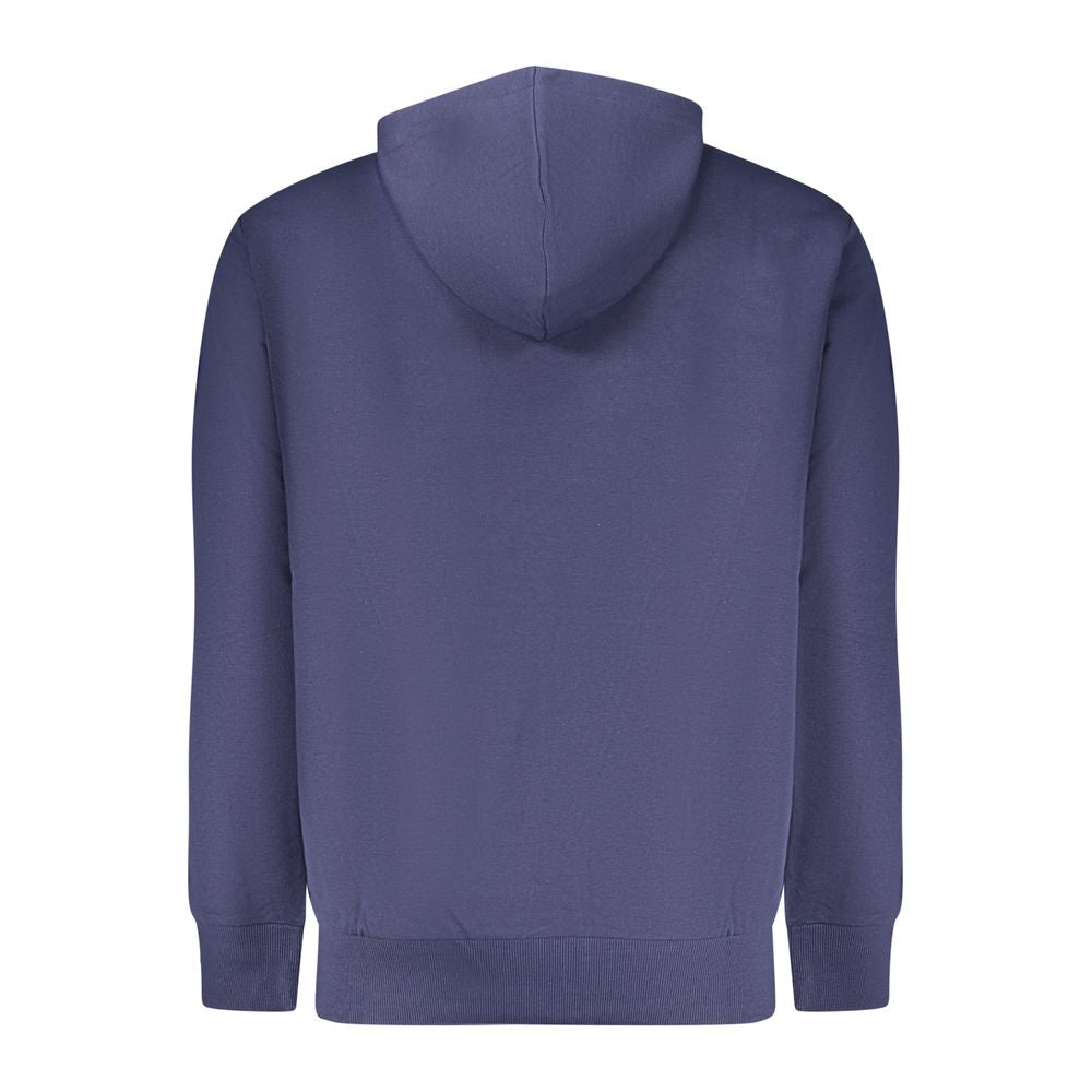 Sweatshirt by Fila for men in leather cotton polyester blue features an enviable silhouette, showcasing a premium and refined for a truly enviable finish.