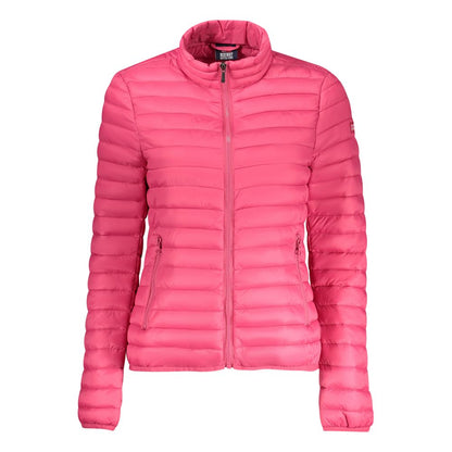 Puffer Jacket by Norway 1963 for women in polyamide pink features an contemporary silhouette, showcasing a sophisticated and contemporary lightweight, pockets, insulated & windproof for a truly refined look.