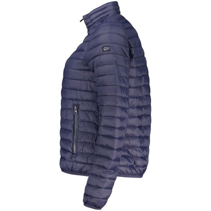 Overcoat by Norway 1963 for women in polyamide blue presents a luxurious silhouette, showcasing a luxurious and sophisticated pockets for a premium, luxurious look.