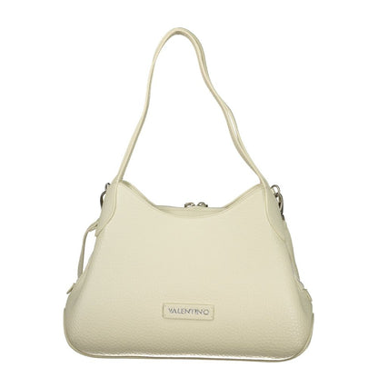 Handbag by Mario Valentino for women in polyethylene white features a exquisite silhouette, showcasing a secure snap & zipper and exquisite document-holder, external-pockets & internal-pockets with versatile shoulder-strap, adjustable-strap & handle for a exquisite finish.