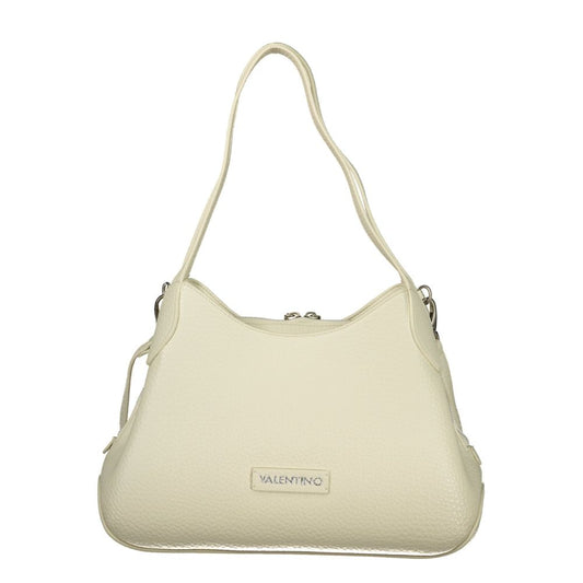 Handbag by Mario Valentino for women in polyethylene white features a exquisite silhouette, showcasing a secure snap & zipper and exquisite document-holder, external-pockets & internal-pockets with versatile shoulder-strap, adjustable-strap & handle for a exquisite finish.