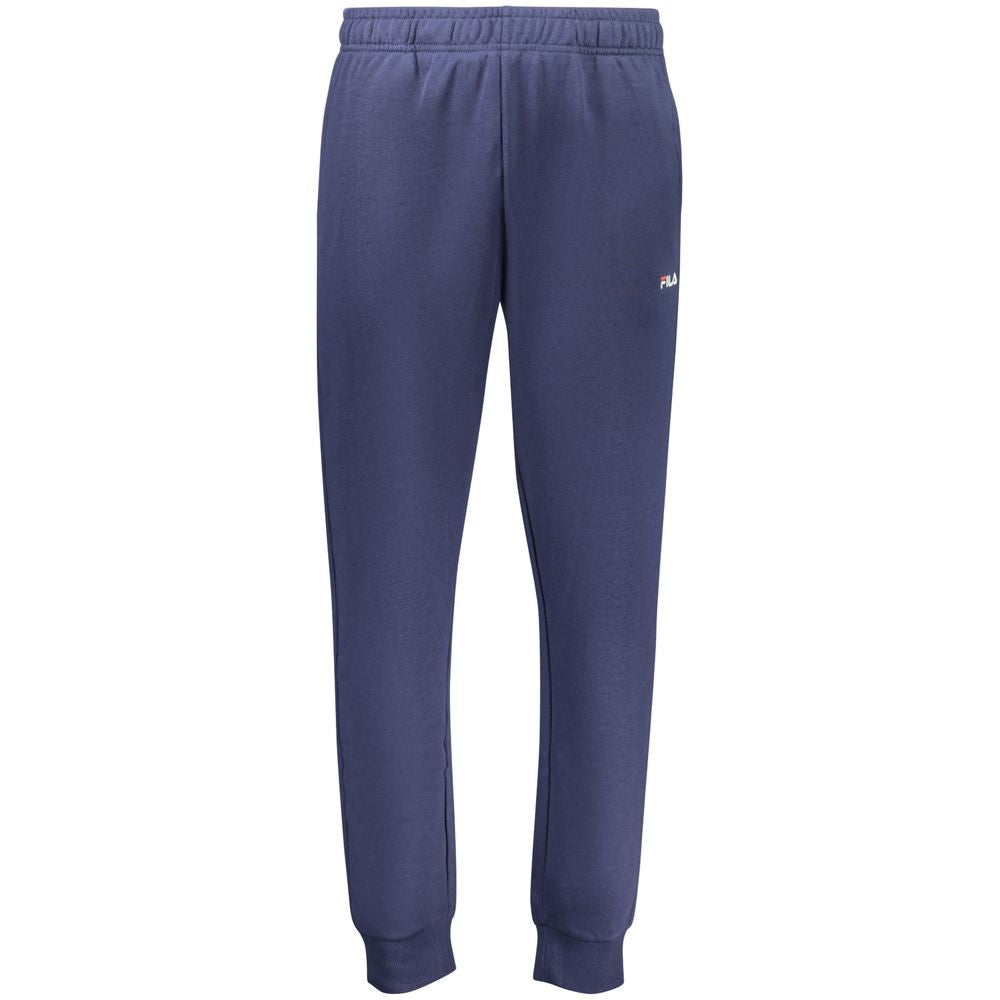 Joggers by Fila for men in organic cotton blue features an refined tailoring silhouette, showcasing a premium with a and long cut for a refined tailoring look.