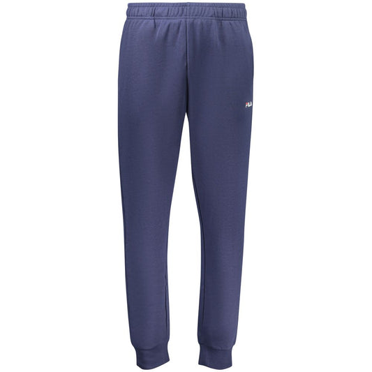 Joggers by Fila for men in organic cotton blue features an refined tailoring silhouette, showcasing a premium with a and long cut for a refined tailoring look.