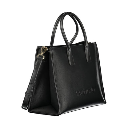 Mario Valentino Polyethylene Handbag - Black Signature Print Print