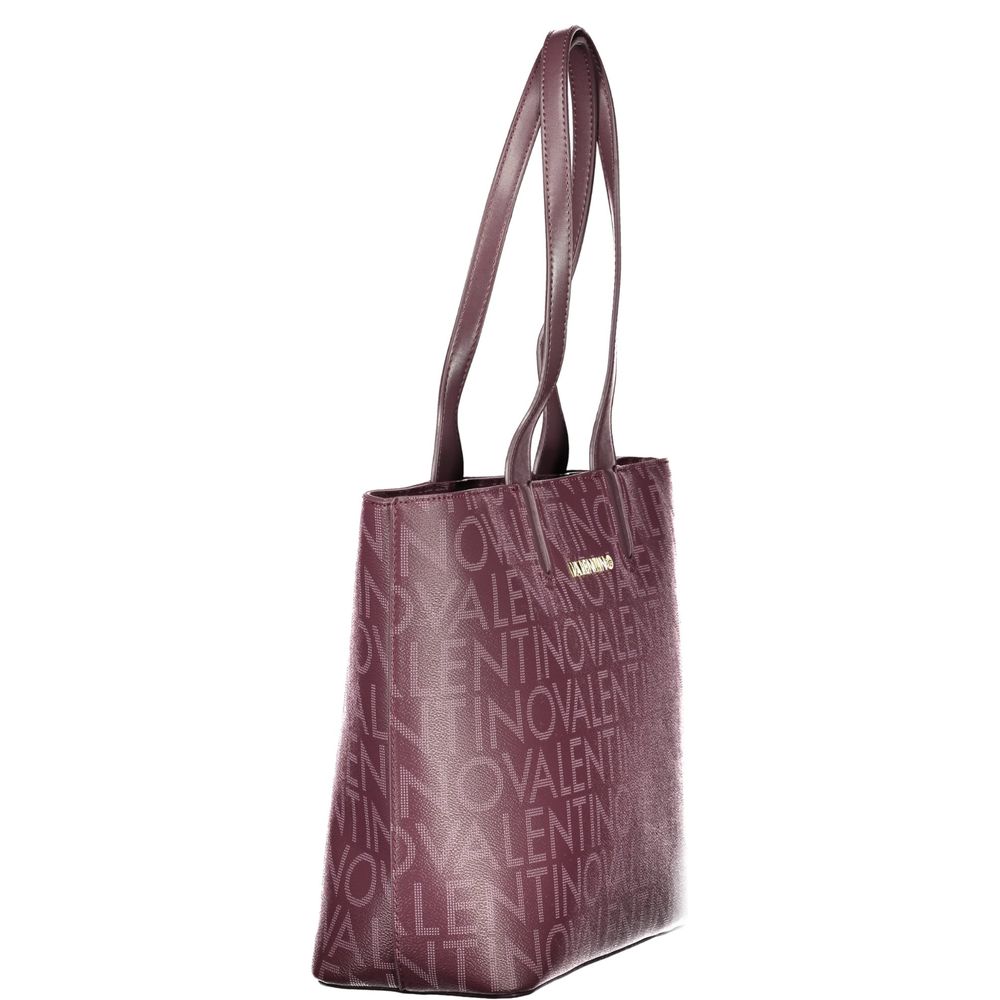 Handbag by Mario Valentino for women in polyethylene red features a refined silhouette, showcasing a secure zipper, organized internal-pockets, and versatile handle for a refined finish.