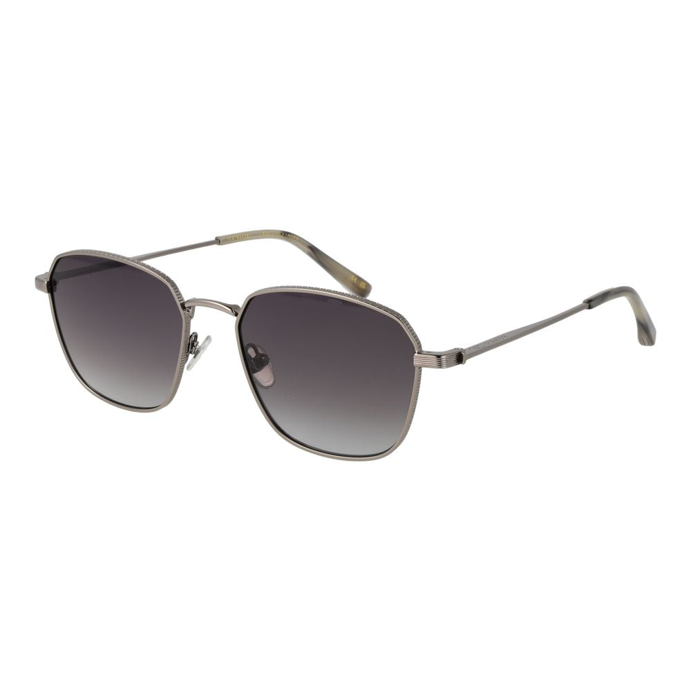 Sunglasses by Ted Baker for men in metal gray features an ethereal full-rim frame design with gunmetal coloured frame frames and gradient category-3-dark-tint lens for a ethereal finish.