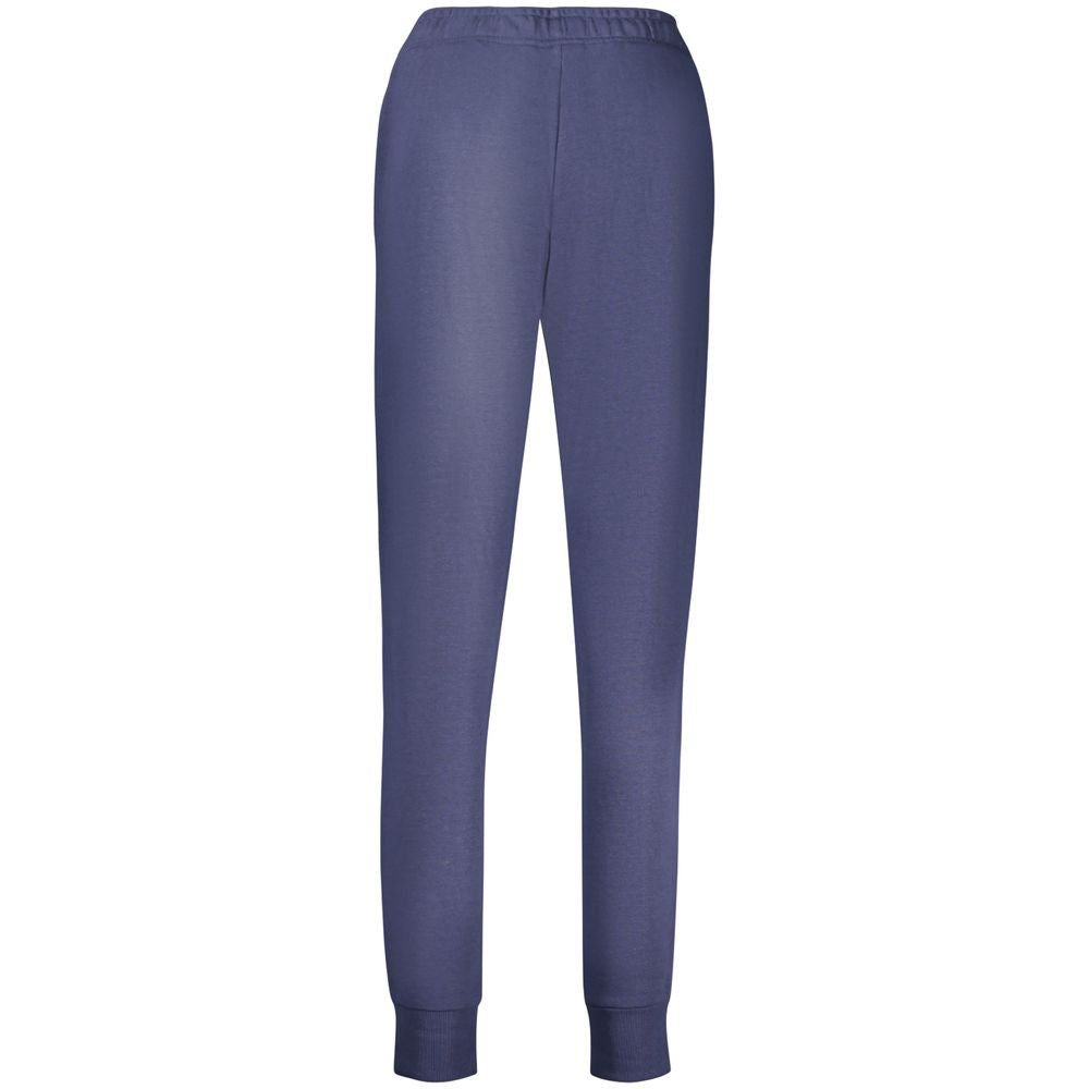 Jogger Sweatpants by Fila for women in organic cotton & polyurethane blue features a contemporary silhouette with , a contemporary athletic, long hem, and for a premium, high-performance aesthetic.
