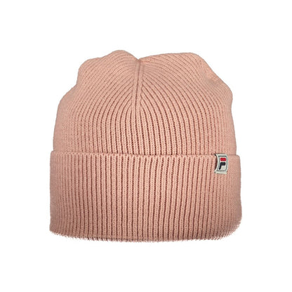Beanie Hat by Fila for men in polyacrylic pink presents a sleek silhouette, showcasing the sleek texture and refined craftsmanship of the City Polyacrylic Beanie Hat collection.