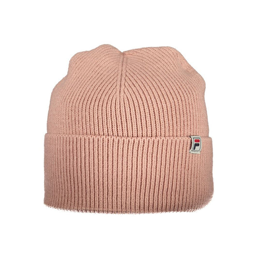 Beanie Hat by Fila for men in polyacrylic pink presents a sleek silhouette, showcasing the sleek texture and refined craftsmanship of the City Polyacrylic Beanie Hat collection.