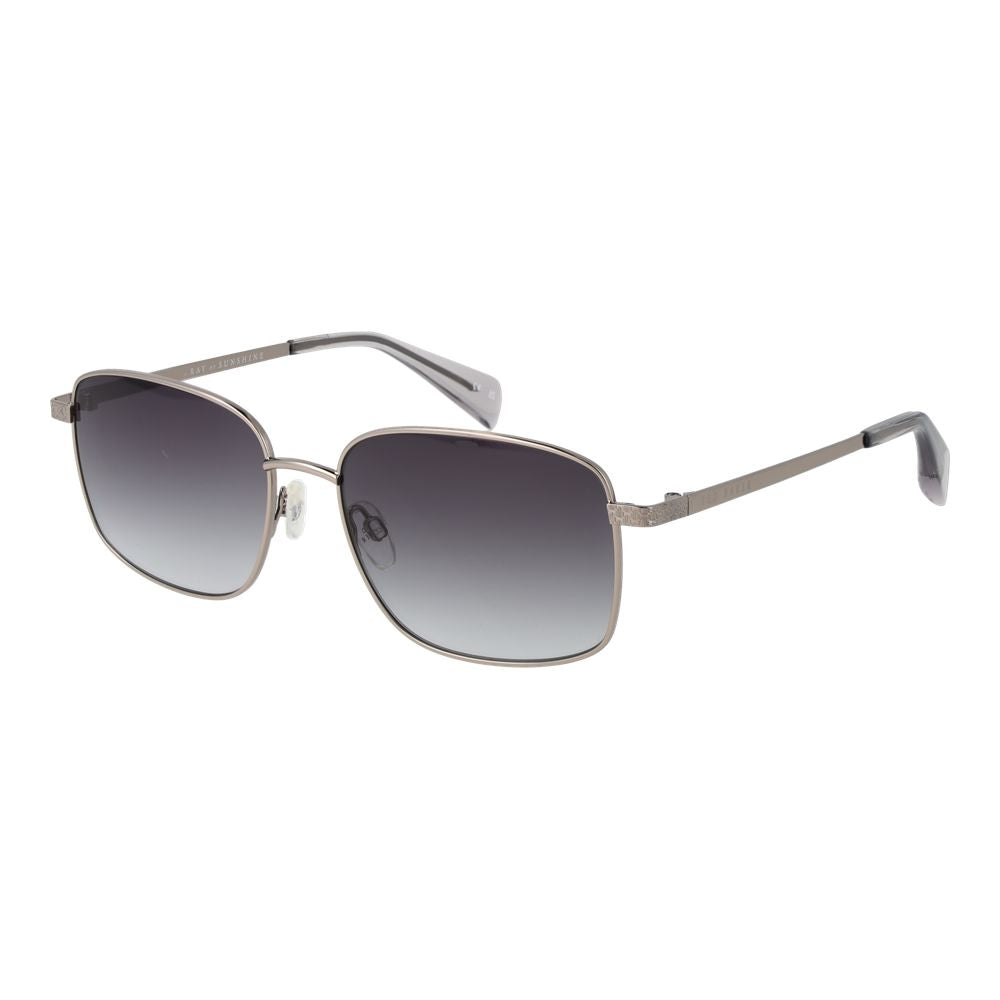 Sunglasses by Ted Baker for unisex in metal and gray presents a sumptuous silhouette, featuring gray coloured frame and full-rim frame design with gradient category-3-dark-tint lens for a sumptuous look.