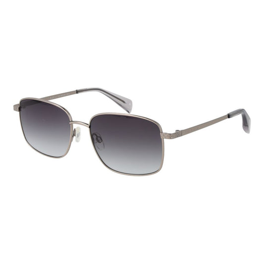 Sunglasses by Ted Baker for unisex in metal and gray presents a sumptuous silhouette, featuring gray coloured frame and full-rim frame design with gradient category-3-dark-tint lens for a sumptuous look.