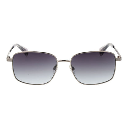 This Sunglasses by Ted Baker for unisex in metal gray presents a sumptuous silhouette, showcasing a sumptuous full-rim frame design in gray coloured frame and high-performance gradient category-3-dark-tint lens.