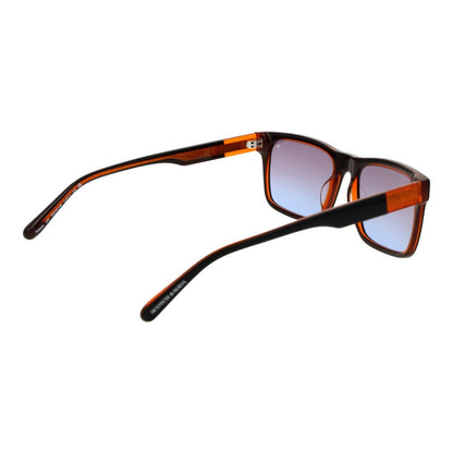 Sunglasses by Scotch & Soda for men in acetate and black presents a sumptuous silhouette, featuring black coloured frame and full-rim square frame design with gradient category-2-medium-tint lens for a sumptuous look.