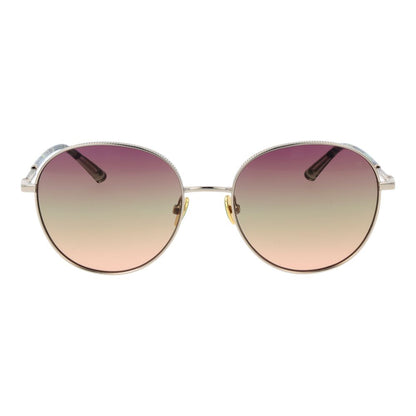 Scotch & Soda Round Gradient Medium-Tint Metal Sunglasses - Rose Gold