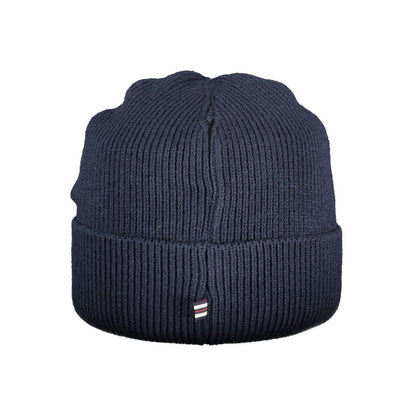 Beanie Hat by Fila for men in polyacrylic blue & signature features a refined luxury silhouette, artfully capturing the essence of the refined luxury Polyacrylic Beanie Hat design for a sophisticated, premium look.