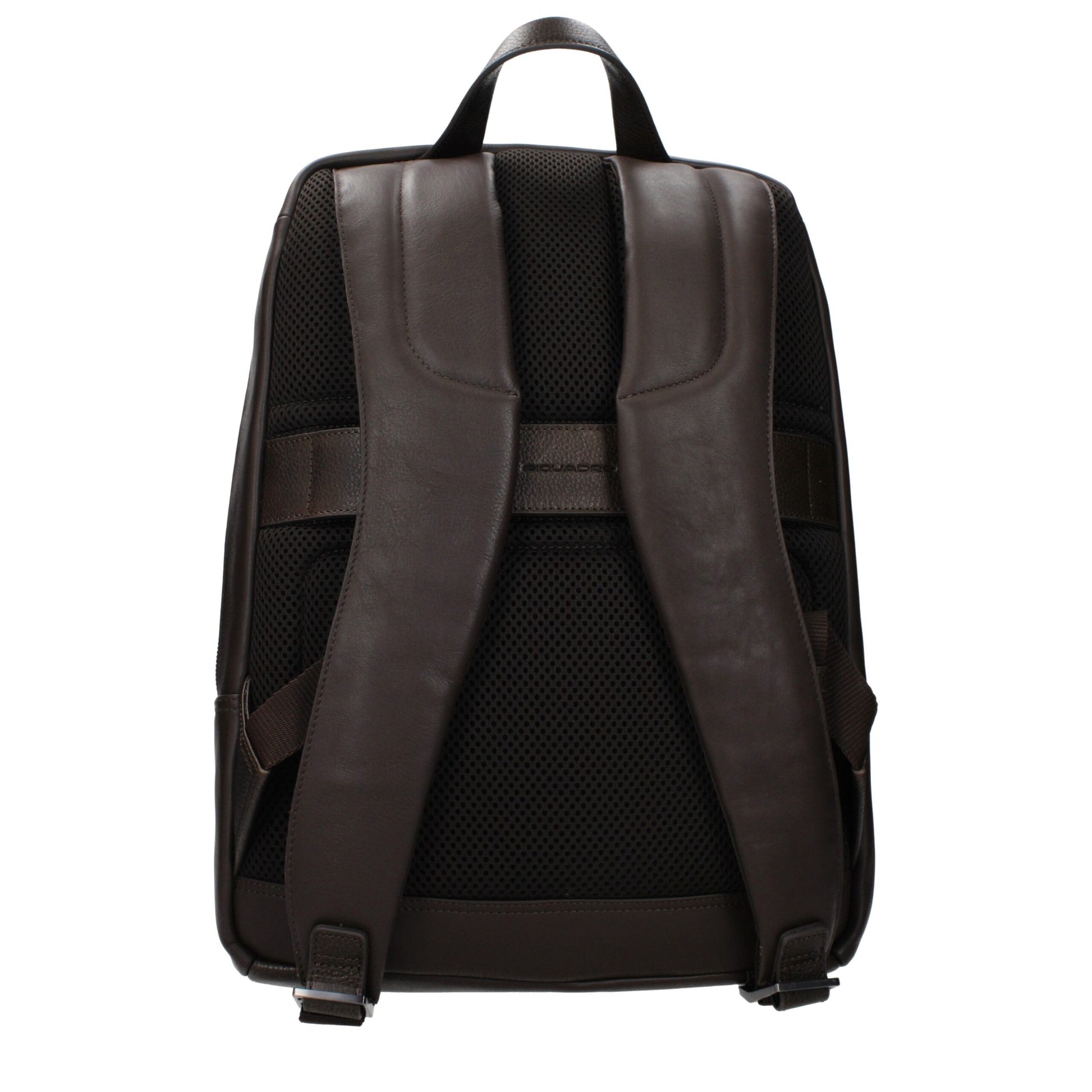 Backpack by Piquadro for men in leather brown presents a stately Leather Backpack design, showcasing a secure with ample and versatile backpack-strap & adjustable-strap for a stately finish.