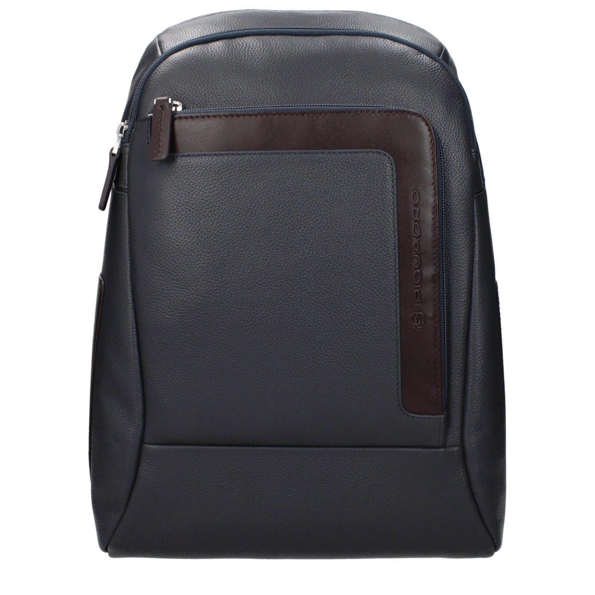 Backpack by Piquadro for men in leather gray features a architectural Leather Backpack design with a secure , ample , and versatile backpack-strap & adjustable-strap for a architectural finish.