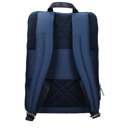 Backpack by Piquadro for men in fabric blue features an stately silhouette from the Fabric Backpack range, with a secure , ample , and versatile backpack-strap & adjustable-strap.