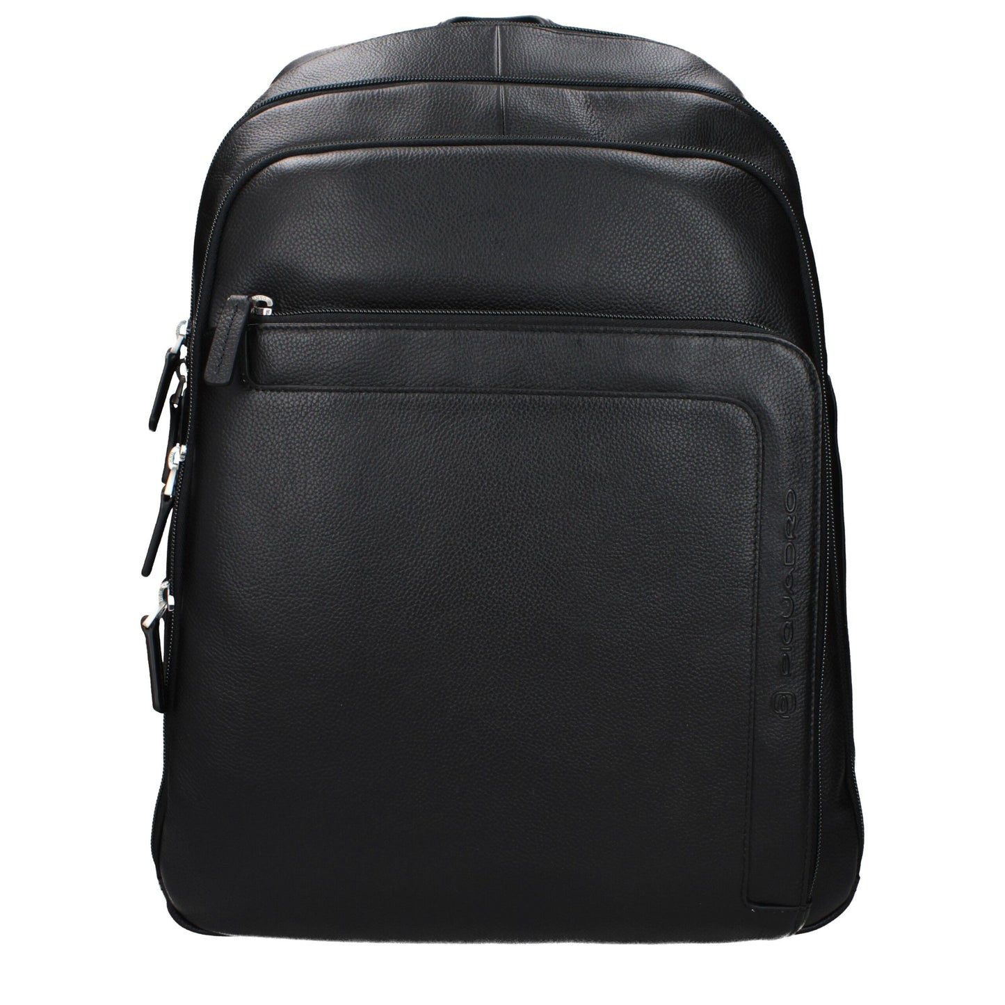 Backpack by Piquadro for men in leather black showcases an architectural Leather Backpack design, featuring a secure , ample , and architectural backpack-strap & adjustable-strap for a sophisticated look.