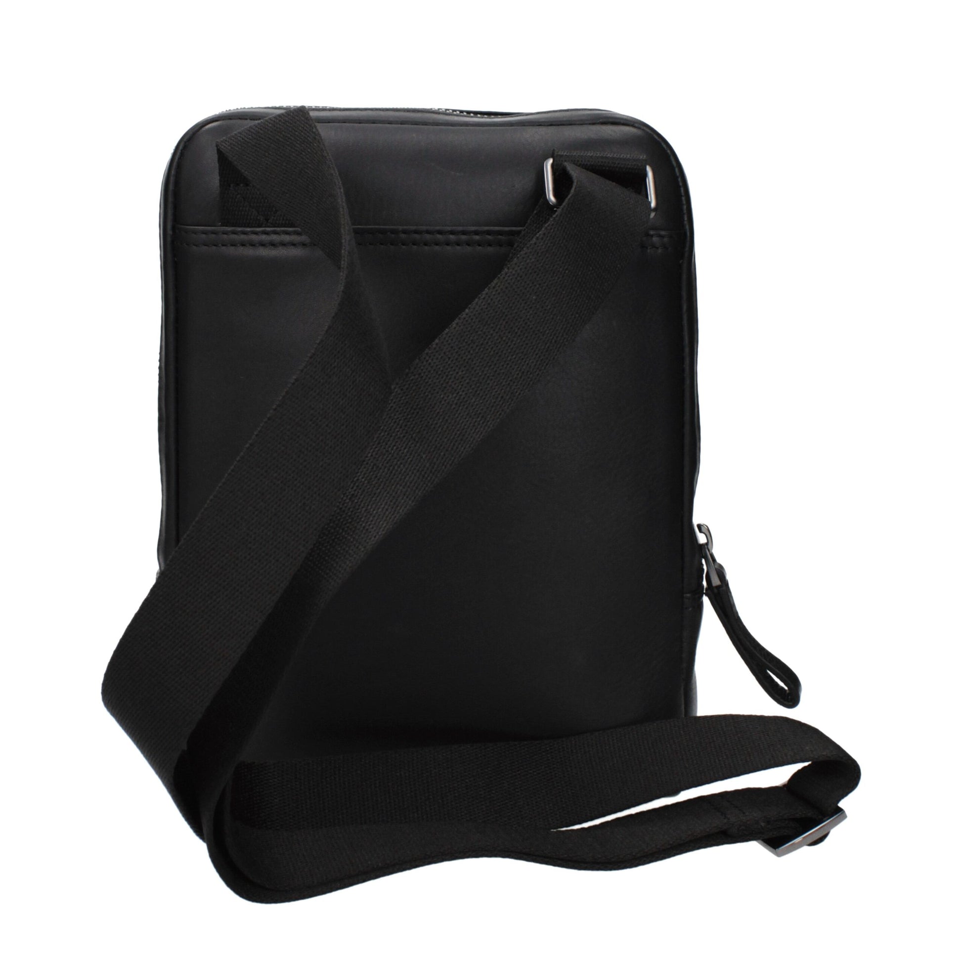 This Crossbody Messenger Bag by Piquadro for men in leather black presents a versatile silhouette from the Leather Crossbody Messenger Bag collection, featuring a secure , ample , and versatile crossbody-strap & adjustable-strap.