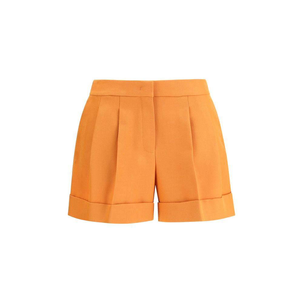 Short Trousers by Fendi for women in wool orange & signature features an sartorial luxe flared & regular-fit and short, defined by a sartorial luxe for a sophisticated, premium silhouette.