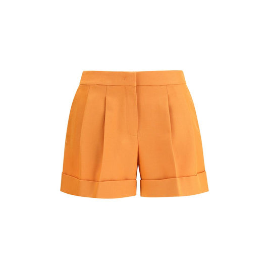 Short Trousers by Fendi for women in wool orange & signature features an sartorial luxe flared & regular-fit and short, defined by a sartorial luxe for a sophisticated, premium silhouette.