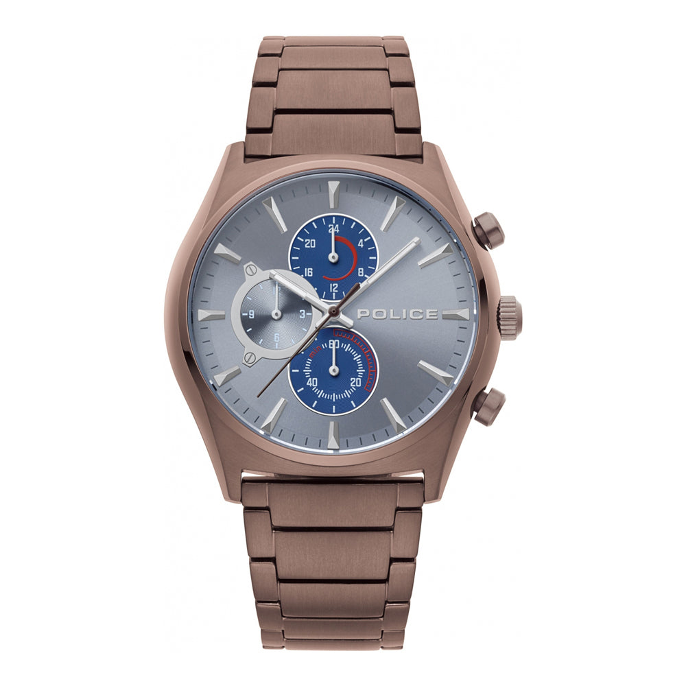 Police Troyan PL.15723JSBN/61M Men's Watch Dualtimer