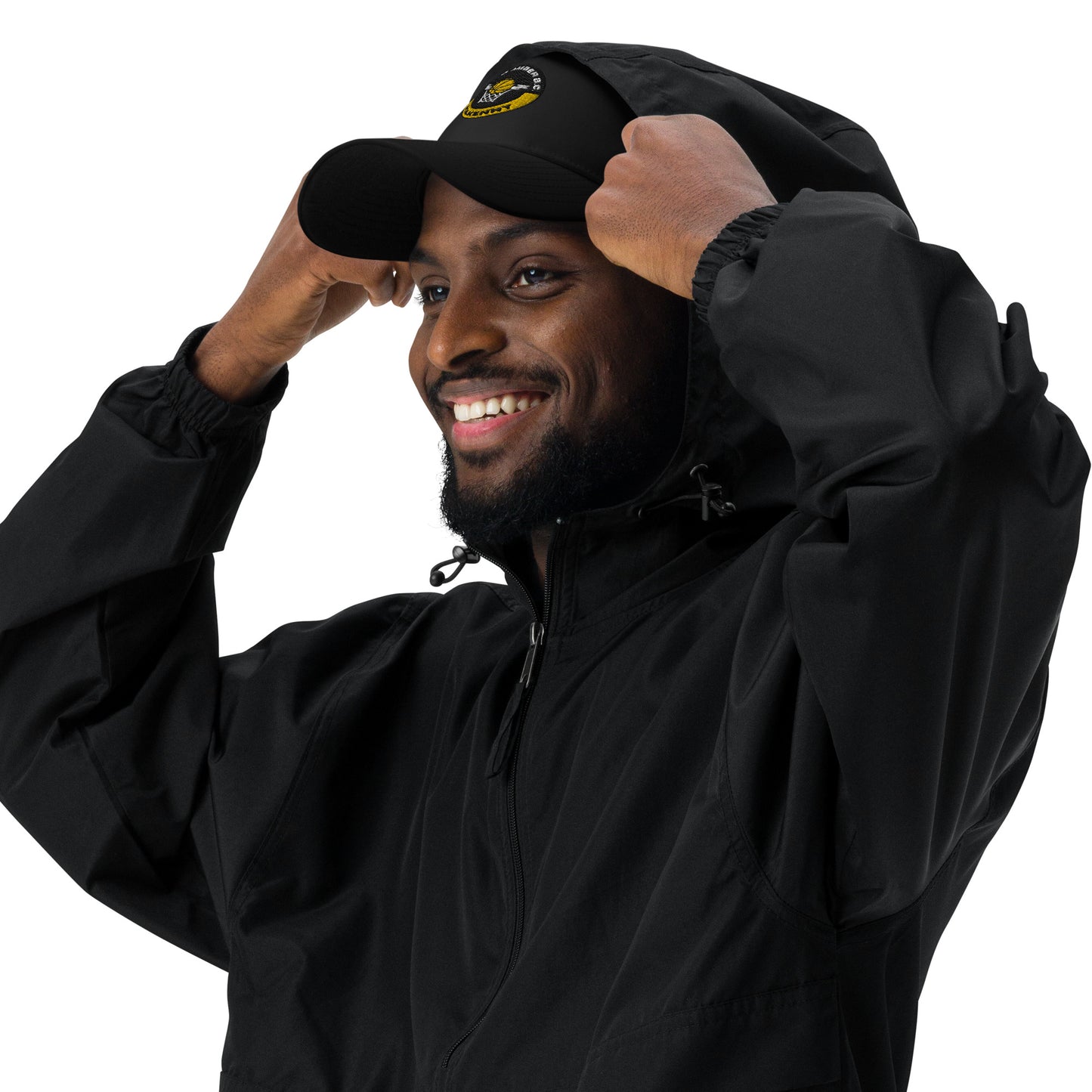 Club Amber Basketball Kilkenny Adidas Dad Hat - Designed by Moon Behind The Hill Available to Buy at a Discounted Price on Moon Behind The Hill Online Designer Discount Store