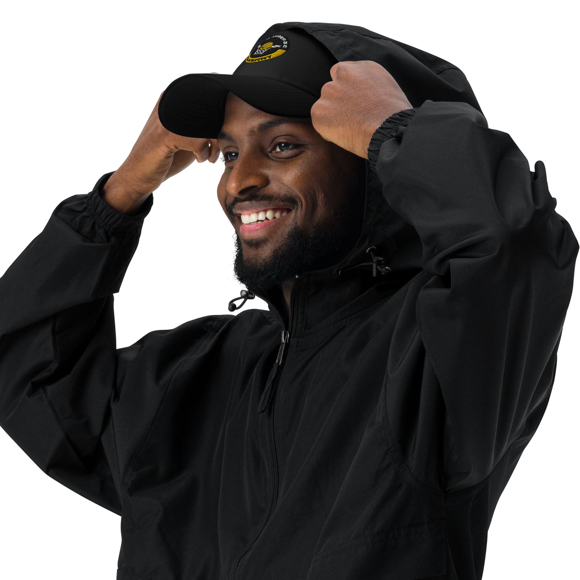 Club Amber Basketball Kilkenny Adidas Dad Hat - Designed by Moon Behind The Hill Available to Buy at a Discounted Price on Moon Behind The Hill Online Designer Discount Store