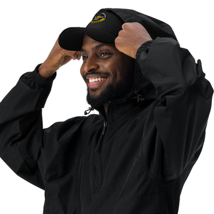 Club Amber Basketball Kilkenny Adidas Dad Hat - Designed by Moon Behind The Hill Available to Buy at a Discounted Price on Moon Behind The Hill Online Designer Discount Store