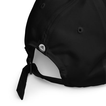 Club Amber Basketball Kilkenny Adidas Dad Hat - Designed by Moon Behind The Hill Available to Buy at a Discounted Price on Moon Behind The Hill Online Designer Discount Store