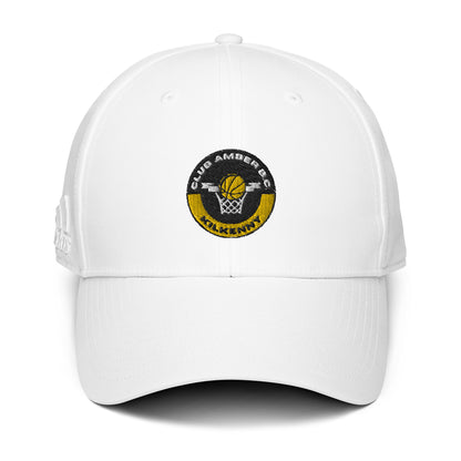 Club Amber Basketball Kilkenny Adidas Dad Hat - Designed by Moon Behind The Hill Available to Buy at a Discounted Price on Moon Behind The Hill Online Designer Discount Store