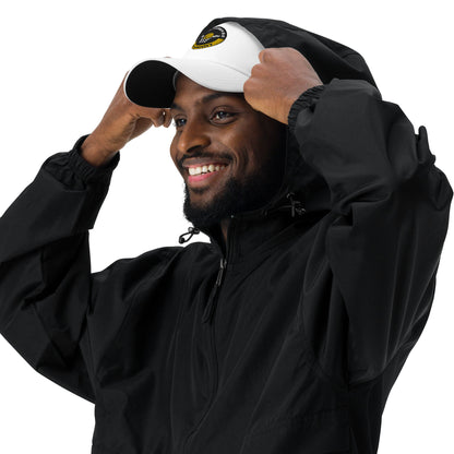 Club Amber Basketball Kilkenny Adidas Dad Hat - Designed by Moon Behind The Hill Available to Buy at a Discounted Price on Moon Behind The Hill Online Designer Discount Store